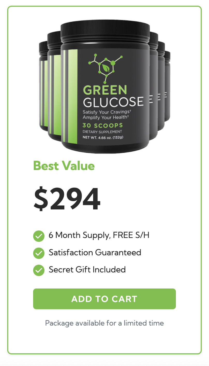 Green Glucose Buy 6 Bottles